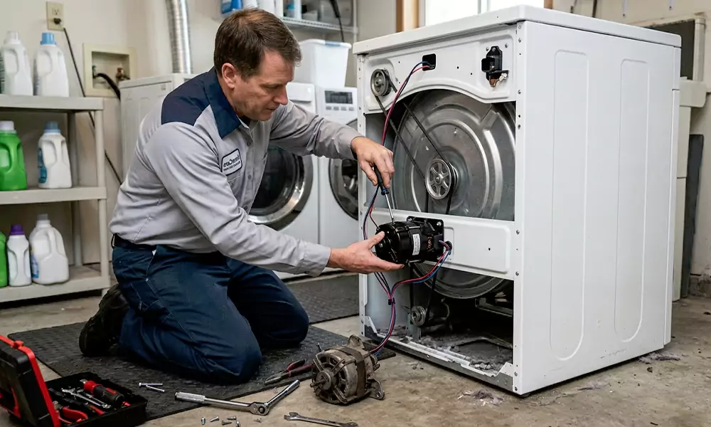 Dryer Motor Replacement in Shrewsbury, MA