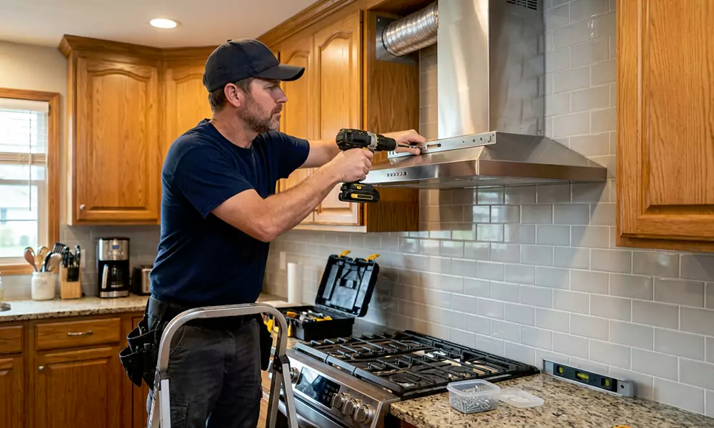Range Hood Installation in Shrewsbury, MA