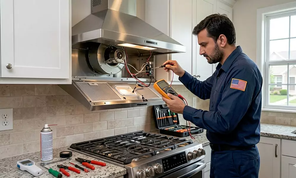 Range Hood Repair in Shrewsbury, MA