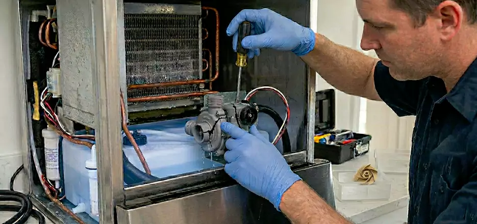 Commercial Ice Maker Water Pump Repair in Shrewsbury