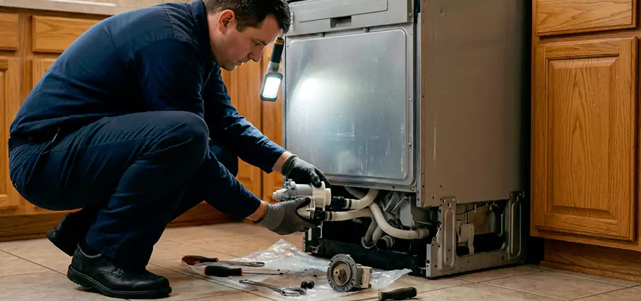Dishwasher Drain Hose Repair in Shrewsbury