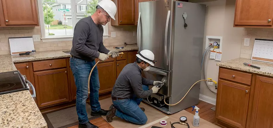 Propane Refrigerator Installation in Shrewsbury